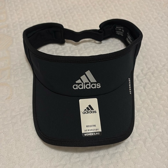 Womem’s Adidas black reflective visor new - Picture 1 of 3